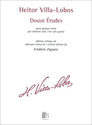 Editions Durand Villa-Lobos 12 Etudes