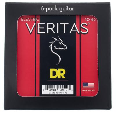 DR Strings Veritas VTE-10 6-Pack