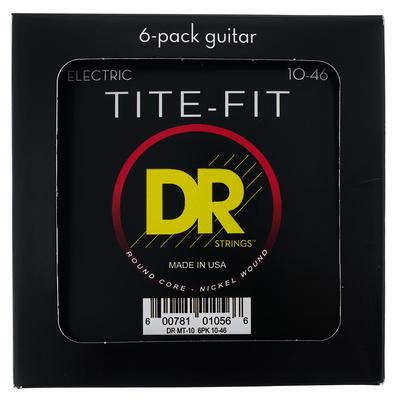 DR Strings Tite-Fit MT-10 6-Pack