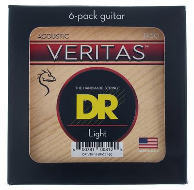 DR Strings Veritas Acoustic VTA-11 6-Pack