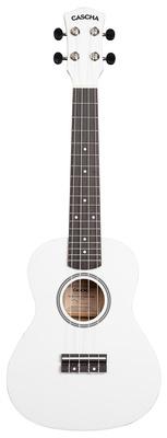 Cascha Concert Uke Linden Set WHT