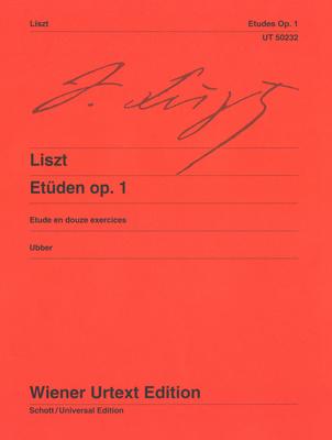Wiener Urtext Edition Liszt Etüden op. 1