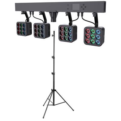 Stairville SonicPulse 4 Par Set Bundle