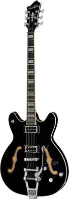 Hagstrom Tremar Viking Baritone DLX BLK