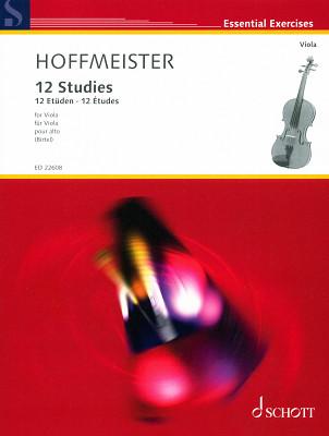 Schott Hoffmeister 12 Etüden Viola