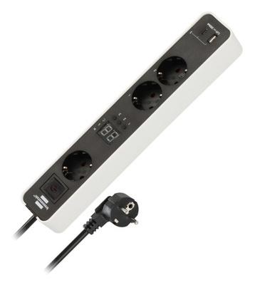 Brennenstuhl Ecolor 3-Way 1,5m USB