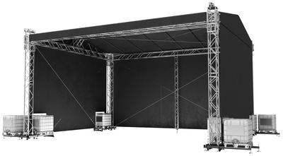 Global Truss DPR Double Pitch Roof 10x8m
