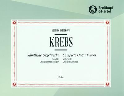 Breitkopf & Härtel Krebs Orgelwerke III