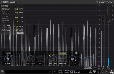 tc electronic Brickwall HD Master Limiter