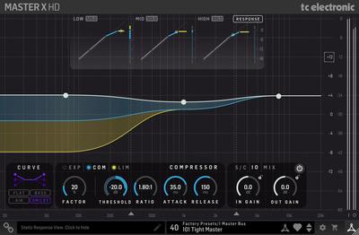 tc electronic Master X HD Multiband Dynamics