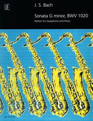 Universal Edition Bach Sonate BWV 1020 Saxophon