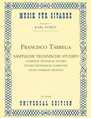 Universal Edition Tárrega Technische Studien