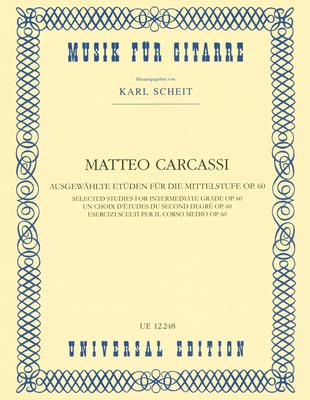 Universal Edition Carcassi Ausgewählte Etüden