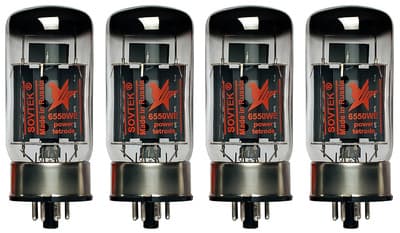 Sovtek 6550WE Matched Quartet