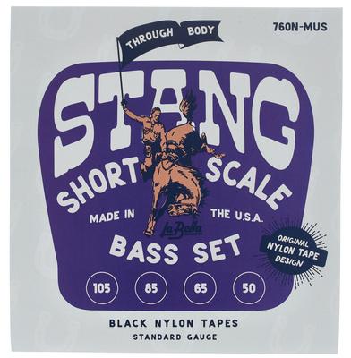 La Bella 760N-MUS BK Nylon Stang Bass