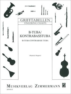 Zimmermann Verlag Grifftabelle Tuba B