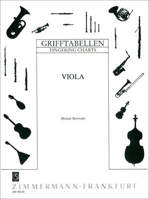 Zimmermann Verlag Grifftabelle Viola