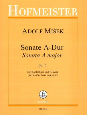 Friedrich Hofmeister Verlag Mišek Sonate op. 5 Kontrabass
