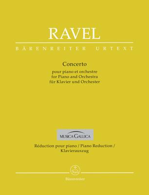 Bärenreiter Ravel Concerto for Klavier