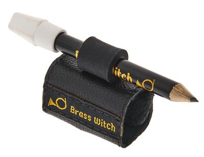Brass Witch Pencil Holder Medium