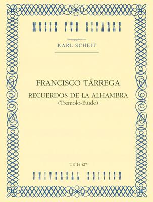 Universal Edition Tárrega Recuerdos de la Alhamb