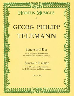 Bärenreiter Telemann Sonate TWV 41:F2