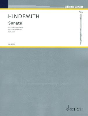 Schott Hindemith Sonate Flute