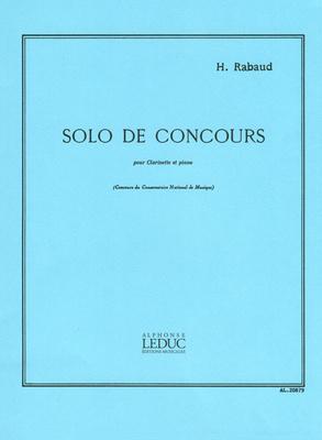Alphonse Leduc Rabaud Solo De Concours