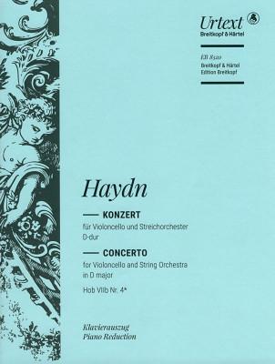 Breitkopf & Härtel Haydn Cellokonzert Hob VIIb:4