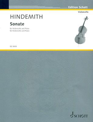 Schott Hindemith Sonate Cello