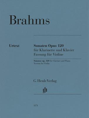 Henle Verlag Brahms Sonaten op.120 Violin