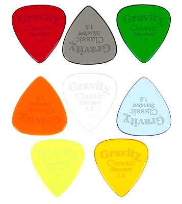 Gravity Guitar Picks Classic Multi-Color 8-Pack1,5