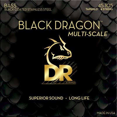 DR Strings Black Dragon DBSMB-45 Coated