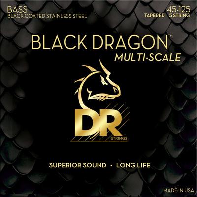 DR Strings Black Dragon DBSMB5-45 Coated