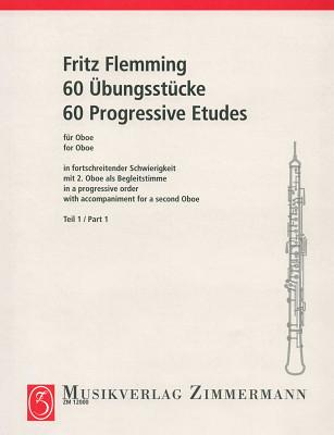 Zimmermann Verlag Flemming Übungsstücke Oboe 1