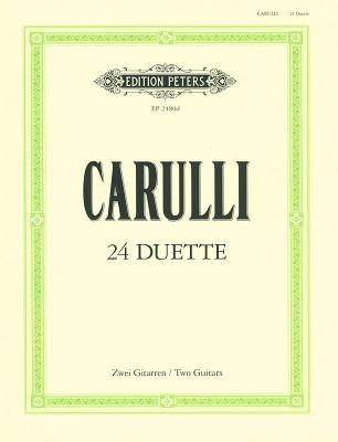 Edition Peters Carulli 24 Duette für Gitarre