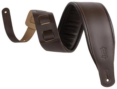 Levys Amped Leather 3" DBR"
