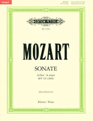 Edition Peters Mozart Sonate A-Dur KV 331