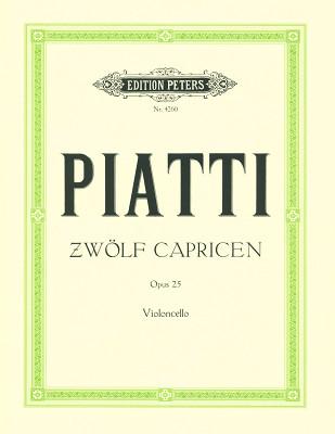 Edition Peters Piatti 12 Capricen op. 25