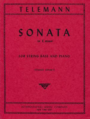 International Music Company Telemann Sonata in E minor