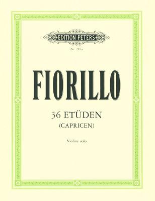 Edition Peters Fiorillo 36 Etüden for Violin