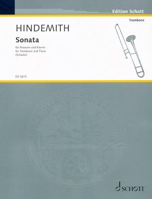 Schott Hindemith Sonate Posaune