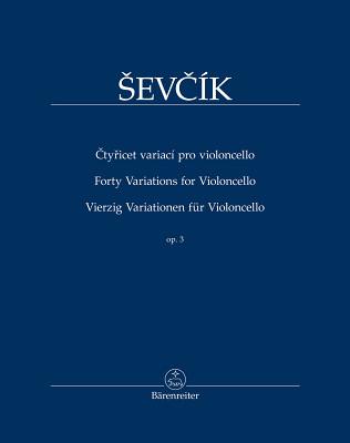 Bärenreiter Ševcík Variationen op.3 Cello