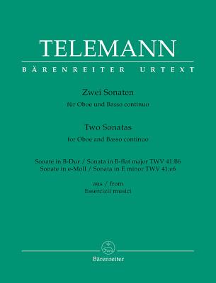 Bärenreiter Telemann Zwei Sonaten Oboe