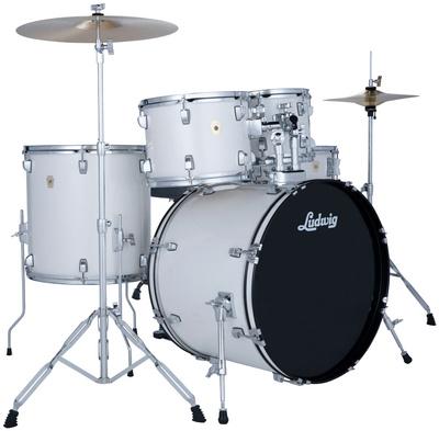 Ludwig Accent Drive 5pc Snow Dust