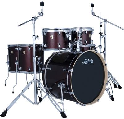 Ludwig Evolution 22" 6pc Caramel Spkl"
