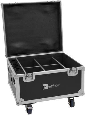 Roadinger Flightcase 4x AKKU IP PAR 7