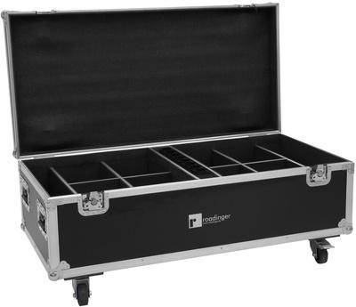 Roadinger Flightcase 8x AKKU IP PAR 7