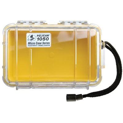 Peli™ 1050 Microcase Clear with Yellow Liner