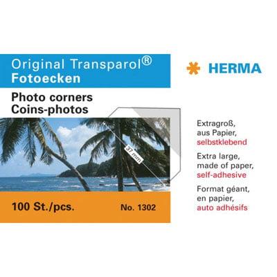 Herma Extra-Large Self-adhesive Photo Corners, pack of 100